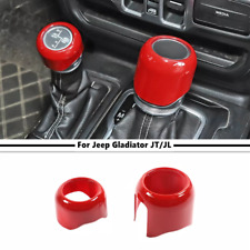 Tampa de guarnição de câmbio de carro 4WD para Jeep Gladiator JT/JL 2018-2025 acessórios vermelha comprar usado  Enviando para Brazil