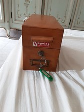 Vintage schedario legno usato  Vische