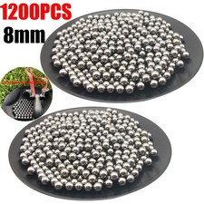 1200pcs 8mm steel for sale  LEICESTER