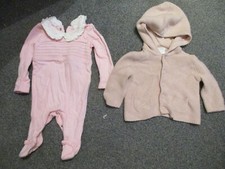 Pink babygrow sleepsuit for sale  POLEGATE