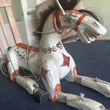 Vintage wooden horse for sale  RIPON