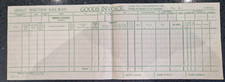 Gwr goods invoice for sale  SHREWSBURY