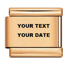 Charm personalised text for sale  BRIDGEND