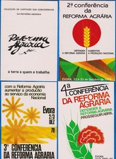 Conjunto de 8 cartões postais Portugal Revolution Reforma agrária propaganda Évora Alentejo, usado comprar usado  Enviando para Brazil