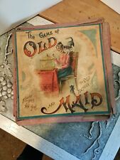 Caixa de jogo de tabuleiro antiga - McLaughlin Bros. The Game Of Old Maid Maid And The Old comprar usado  Enviando para Brazil