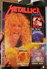 Metallica Original Vintage Tour Programme 1985 Poster Collectors Cliff Burton comprar usado  Enviando para Brazil