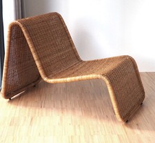 Vintage rattan sessel gebraucht kaufen  Berlin