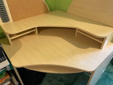 Maple corner desk for sale  CAMBERLEY