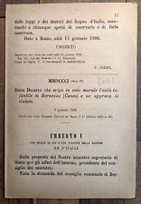 Bernezzo 1888 regio usato  Italia