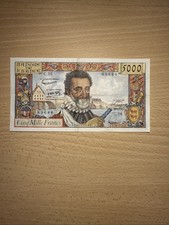 Billet 5000 francs d'occasion  Andernos-les-Bains