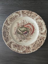 Prato de jantar Windsor Ware por Johnson Wild Turkey nativo americano 10 3/4" ESTADO PERFEITO! comprar usado  Enviando para Brazil