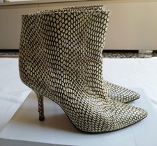 Stivaletti rettile beige usato  Genova