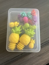 Pineapple silicone glass for sale  Akron