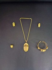 Vergoldetes modeschmuck set gebraucht kaufen  Rosbach v. d. Höhe