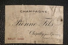Ancienne étiquette champagne d'occasion  Strasbourg-