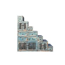 Distressed pastel blue for sale  San Mateo