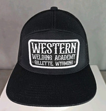 Boné Western Welding Hat A frame snapback Gillette Wyoming Academy preto meshback comprar usado  Enviando para Brazil