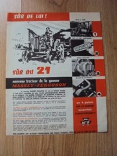 Ancienne publicite tracteur d'occasion  France