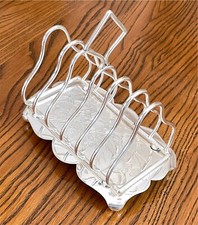 Vintage silver toast for sale  Oak Brook