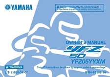 Yamaha owners manual for sale  Lincoln