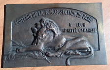 Grande plaque bronze d'occasion  Halluin