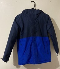 Casaco de inverno Children’s Place Kid’s Boy’s Girl’s tamanho L 10/12 azul com capuz com zíper comprar usado  Enviando para Brazil