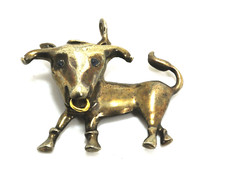 Sterling silver bull for sale  Encinitas