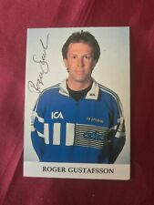 Autografo roger gustafsson usato  Guidonia Montecelio
