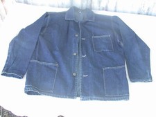vintage? Jaqueta jeans work chore trucker - tamanho 48 - letras 'Teghout' comprar usado  Enviando para Brazil