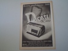 Advertising pubblicità 1946 usato  Salerno