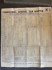 Argentinian railways 1963 for sale  WIRRAL