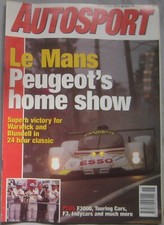 Autosport magazine june for sale  DARWEN