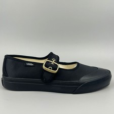 Sapatos femininos Vans Mary Jane tamanho 6 balé preto cetim fivela alça NOVO comprar usado Sapatos femininos Vans Mary Jane tamanho 6 balé preto cetim fivela alça NOVO comprar usado  Enviando para Brazil