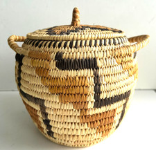 Vtg handwoven lidded for sale  Portland