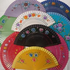 Spanish wooden fans for sale  STIRLING
