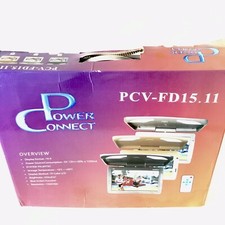 Monitor Power Connect teto de carro colorido LCD TFT overhead flip down 14” comprar usado  Enviando para Brazil