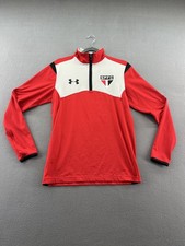 Camisa masculina São Paulo FC pequena SPFC futebol manga longa sob armadura ColdGear comprar usado  Enviando para Brazil