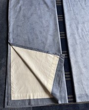 Pair curtains lined for sale  PETERBOROUGH