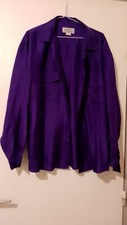 Chemise soie violette d'occasion  Cogolin