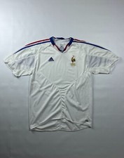 Adidas France 2004-2006 wyjazdowa koszulka piłkarska biała ClimaCool męska XL poliester na sprzedaż  PL