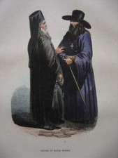 Belle gravure prêtre d'occasion  Brumath
