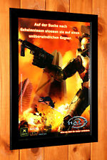 Usado, 2004 Halo 2 Xbox One Xbox 360 pôster promocional antigo/arte de página de anúncio emoldurada comprar usado  Enviando para Brazil