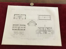 Gravure ancienne architecte d'occasion  Saint-Jean-en-Royans