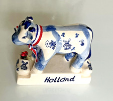 Blue delft cow for sale  Evanston