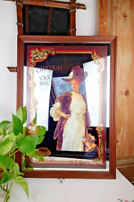 Antique advertising mirror d'occasion  Expédié en Belgium