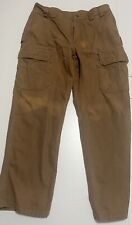 Calça cargo masculina Duluth peso pesado 37X32 vestuário de trabalho construção marrom comprar usado  Enviando para Brazil