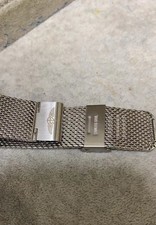 Apenas alça de malha trançada prata aço inoxidável Breitling comprar usado Apenas alça de malha trançada prata aço inoxidável Breitling comprar usado  Enviando para Brazil