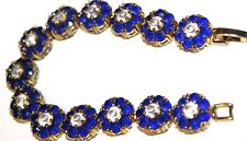 blue vintage bracelet crystal for sale  Bainbridge Island