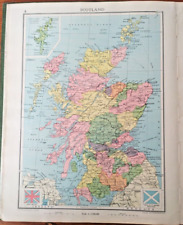 Vintage map scotland for sale  PENZANCE