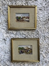 Coppia quadri figure usato  Calvizzano